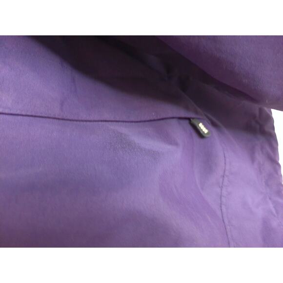 Lands End Purple Windbreaker Waterproof Jacket With Hood Size Large READ - Picture 5 of 10